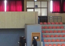 오산시 시민회관소독시행