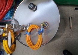 차량용 연무.연막 겸용 대형  휘발유엔진 장착 약제통